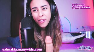 ASMR blowjob- Sloppy Blowjob Handjob by Salmakia