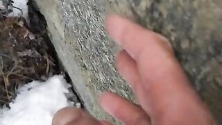 Amateur hot italian boy Outdoor jerk off and huge cumshot hard penis