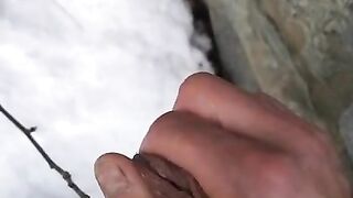 Amateur hot italian boy Outdoor jerk off and huge cumshot hard penis