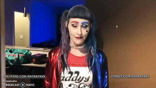 RAY RAY XXX QUICKIE: RAY RAY XXX Gets nasty dressed up as Harley Quinn