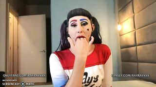 RAY RAY XXX QUICKIE: RAY RAY XXX Gets nasty dressed up as Harley Quinn