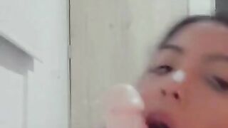 intimate video of my girlfriend sucking dildo on Snapchat