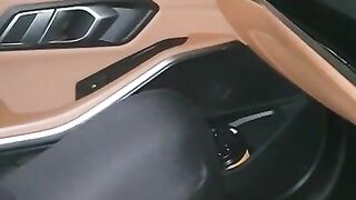 Step mom late fuck in the car with step son