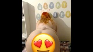 Slutty Easter Bunny - Big Bunny Butt Bouncing