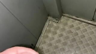 Masturbation in elevator