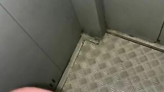 Masturbation in elevator