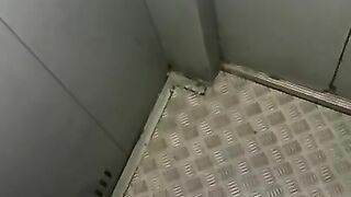 Masturbation in elevator