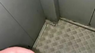 Masturbation in elevator