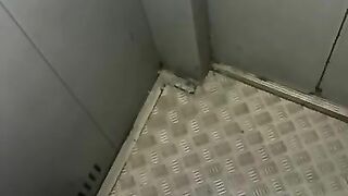 Masturbation in elevator