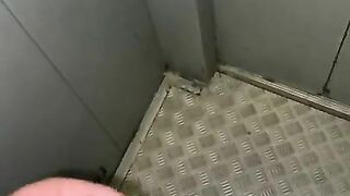 Masturbation in elevator