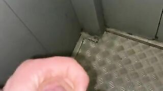 Masturbation in elevator