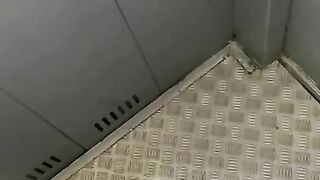 Masturbation in elevator