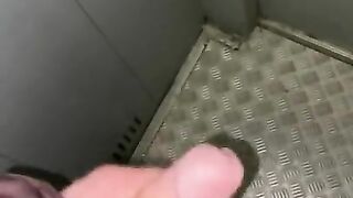 Masturbation in elevator