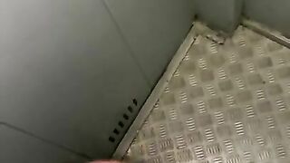 Masturbation in elevator