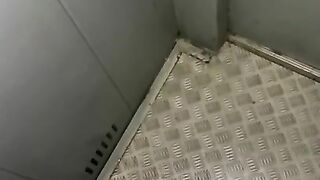 Masturbation in elevator