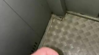 Masturbation in elevator