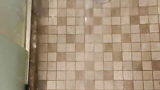 Johnny’s POV shower play(long range cumshot)