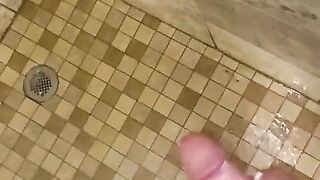 Johnny’s POV shower play(long range cumshot)