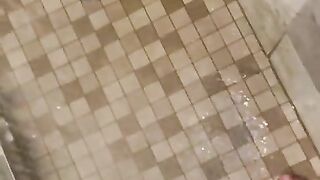 Johnny’s POV shower play(long range cumshot)