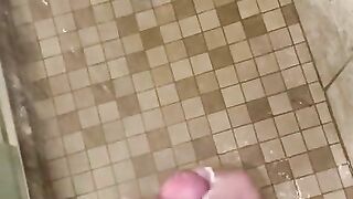 Johnny’s POV shower play(long range cumshot)