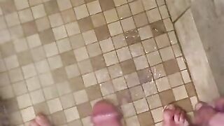 Johnny’s POV shower play(long range cumshot)