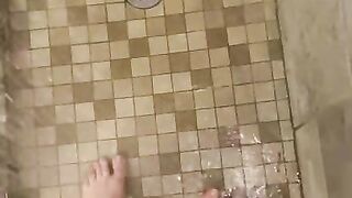 Johnny’s POV shower play(long range cumshot)