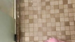 Johnny’s POV shower play(long range cumshot)