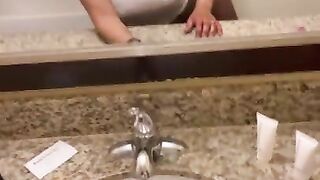 Thick Slut Stepsister getting Fucked in Bathroom