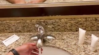 Thick Slut Stepsister getting Fucked in Bathroom