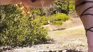 peeing on the rocky mountain road