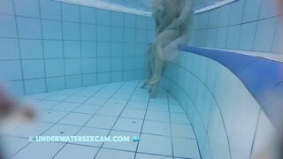 Teen 18+ couple is having sex underwater! Big tits meet big dick! The water is warm and they are so horny!!!