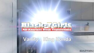 BLACK TGIRLS: Vanity Debuts With Some Hardcore!