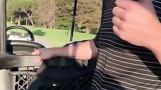 Hot Blowjob in the Golf Course