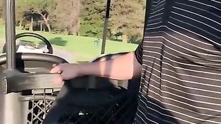 Hot Blowjob in the Golf Course