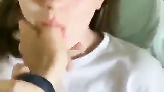 Girlfriend fucking in bathroom