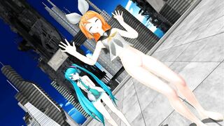 【MMD】Chokomaji ☆ Long [HC type Miku Mu-bu type Rin]【R-18】