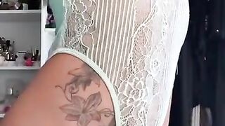 with sexy lingerie dancing and playing with my clitoris Susy Gala