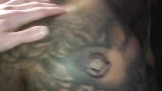 Thick cock goes to tatted woman