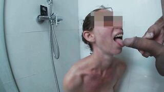 piss in the shower