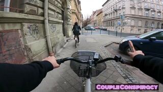 Bike Ride and Flashing though Budapest the Locals Loved It