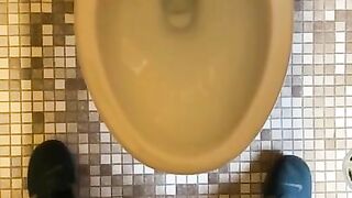 Scared searching for a bathroom at the court house small accident WATCH TO THE END shy bladder