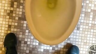 Scared searching for a bathroom at the court house small accident WATCH TO THE END shy bladder