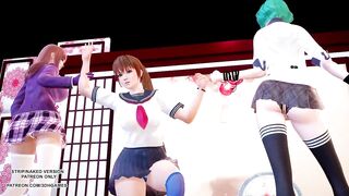 [MMD] Masked Bitch Honoka Katsumi Tamaki DOA Hot Dance