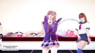 [MMD] Masked Bitch Honoka Katsumi Tamaki DOA Hot Dance