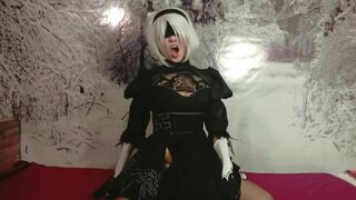 NieR automata: Fucks a pillow