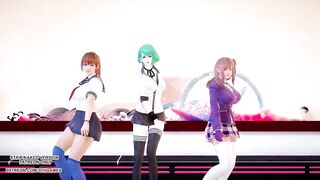 R18-MMD Masked Bitch Honoka Katsumi Tamaki DOA Hot Dance