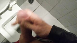 STEP SISTER CAUGHT MASTURBATING BIG COCK IN PUBLIC TOILET PART 2