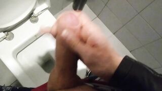 STEP SISTER CAUGHT MASTURBATING BIG COCK IN PUBLIC TOILET PART 2