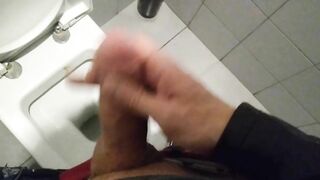 STEP SISTER CAUGHT MASTURBATING BIG COCK IN PUBLIC TOILET PART 2