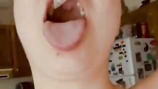 Big breasted Giantess Teases her next meal